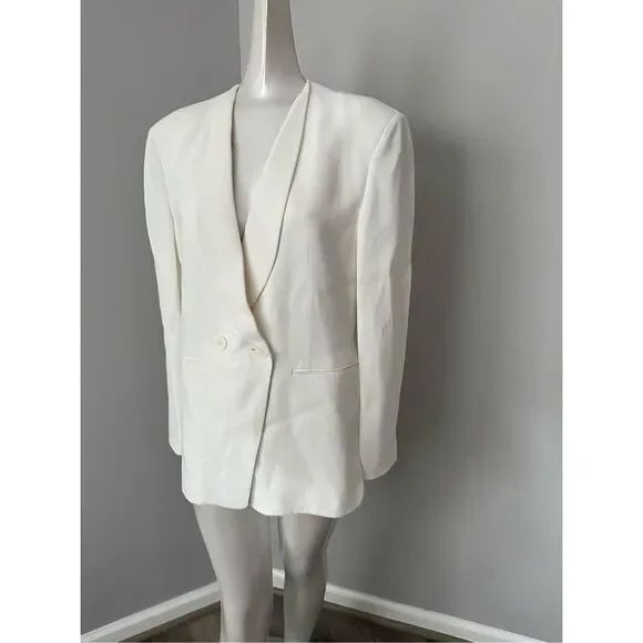 NWT THE ROW Alda Double-Breasted Blazer Jacket Size 0 $2150